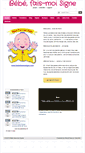 Mobile Screenshot of bebefaismoisigne.com